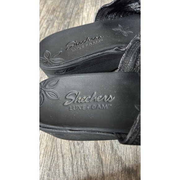 SKECHERS SLIP ON SANDALS WOMAN SIZE 8 - Picture 3 of 11